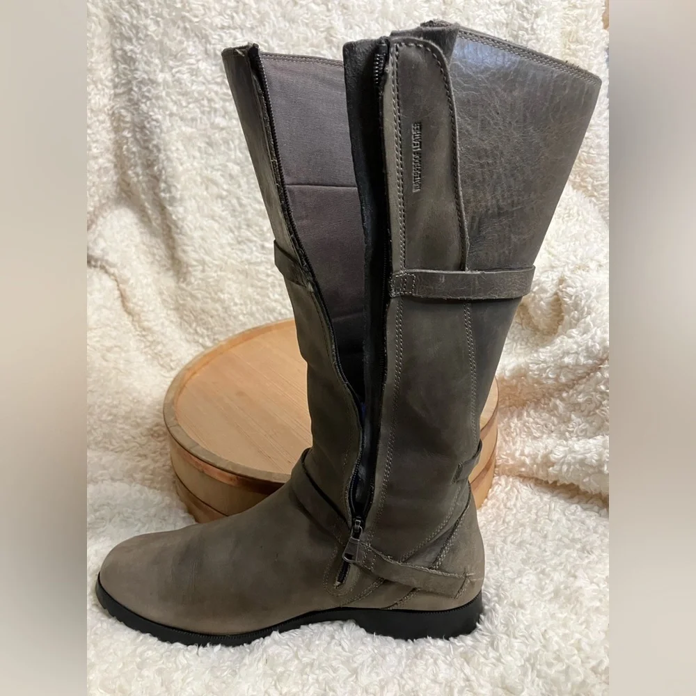 Teva De La Vina Tall Waterproof Leather Riding Boots Size 11